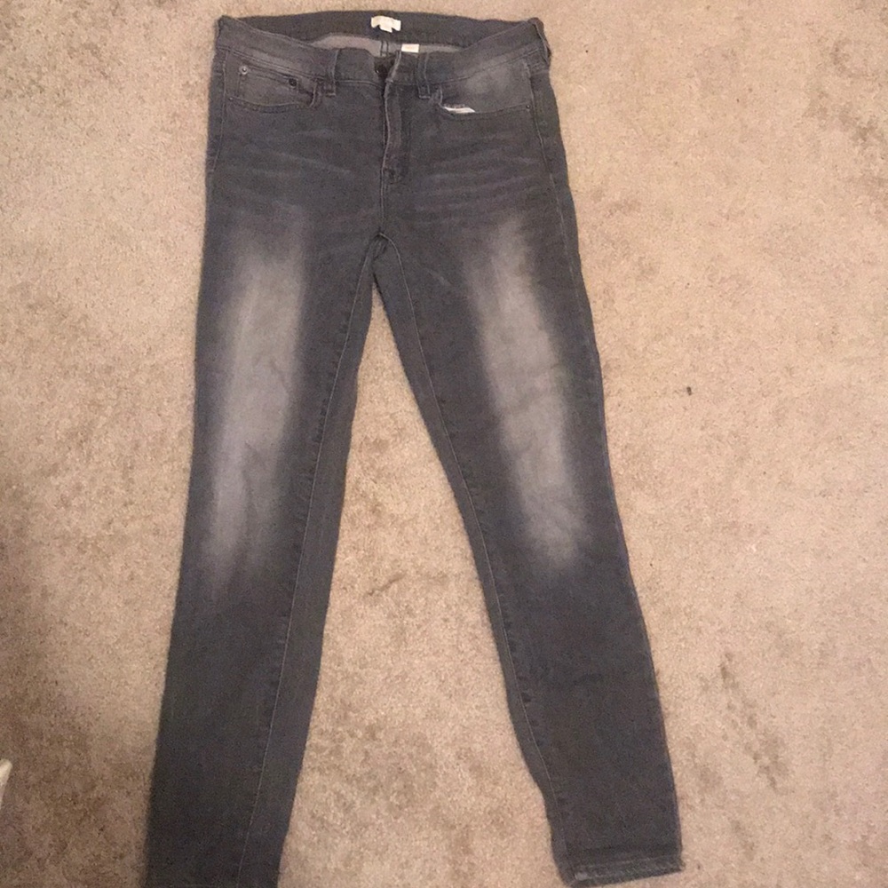 Grey JCrew skinny jeans
